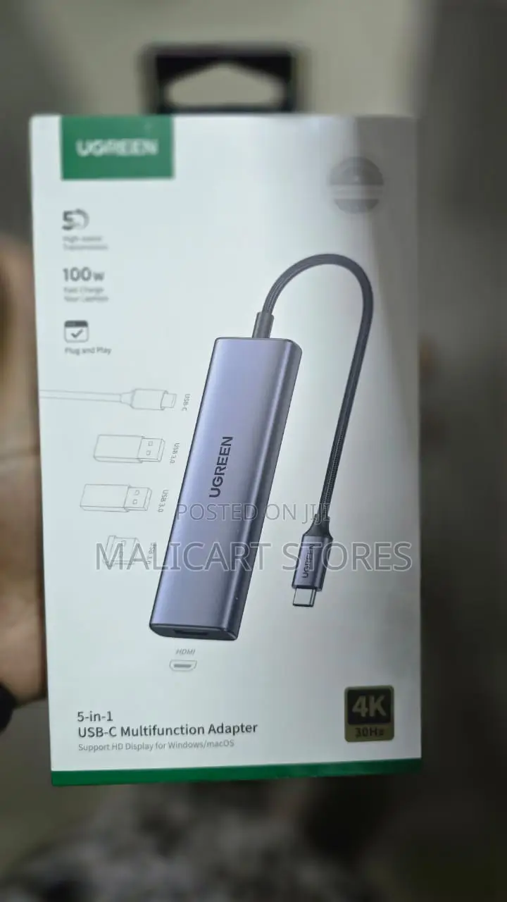 Ugreen 5-in-1 Usb-C Multifunction Adapter