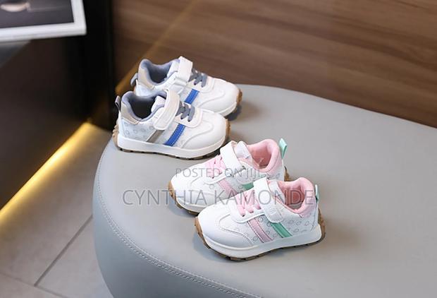 Blue Pink Kids Sneakers