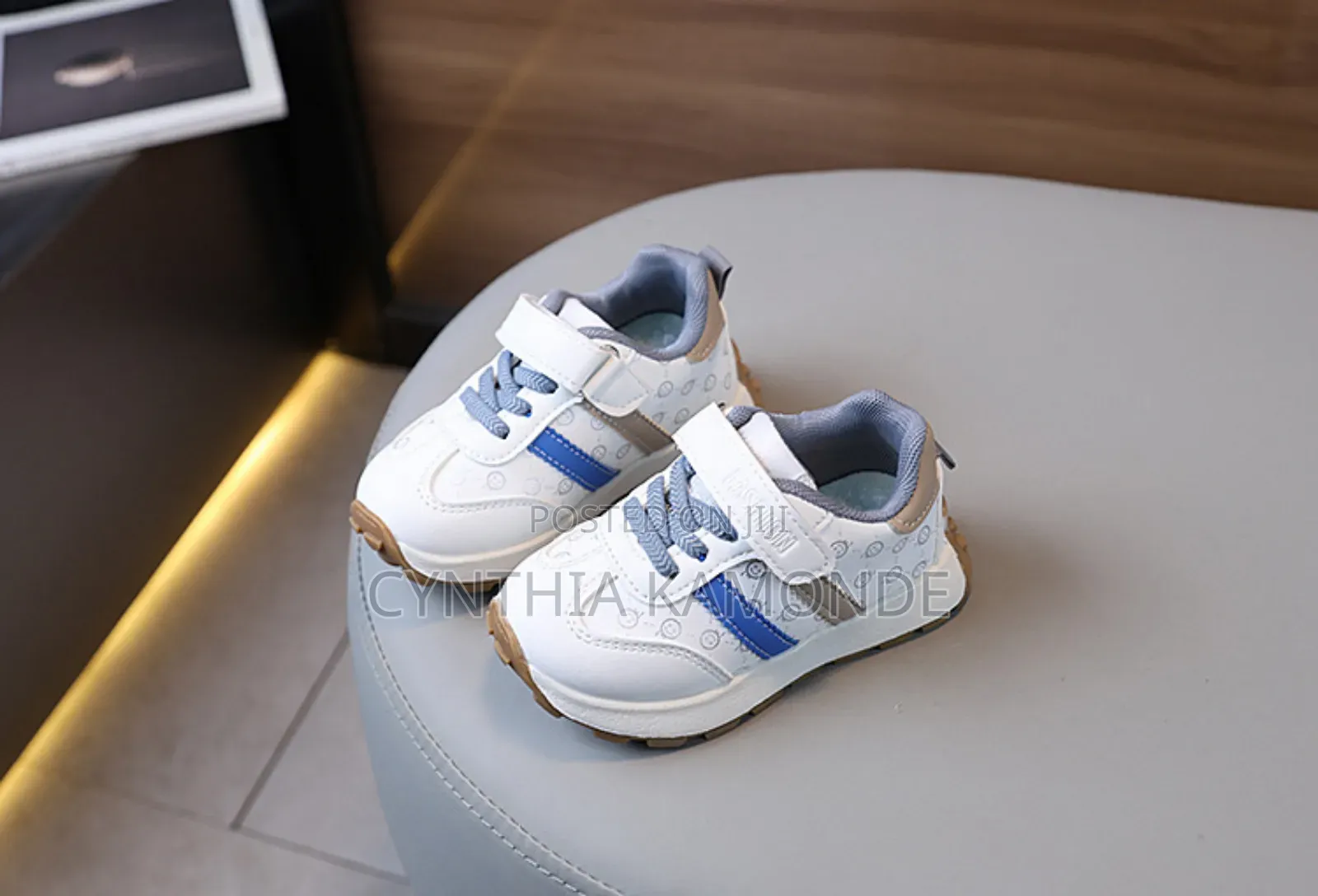 Blue Pink Kids Sneakers