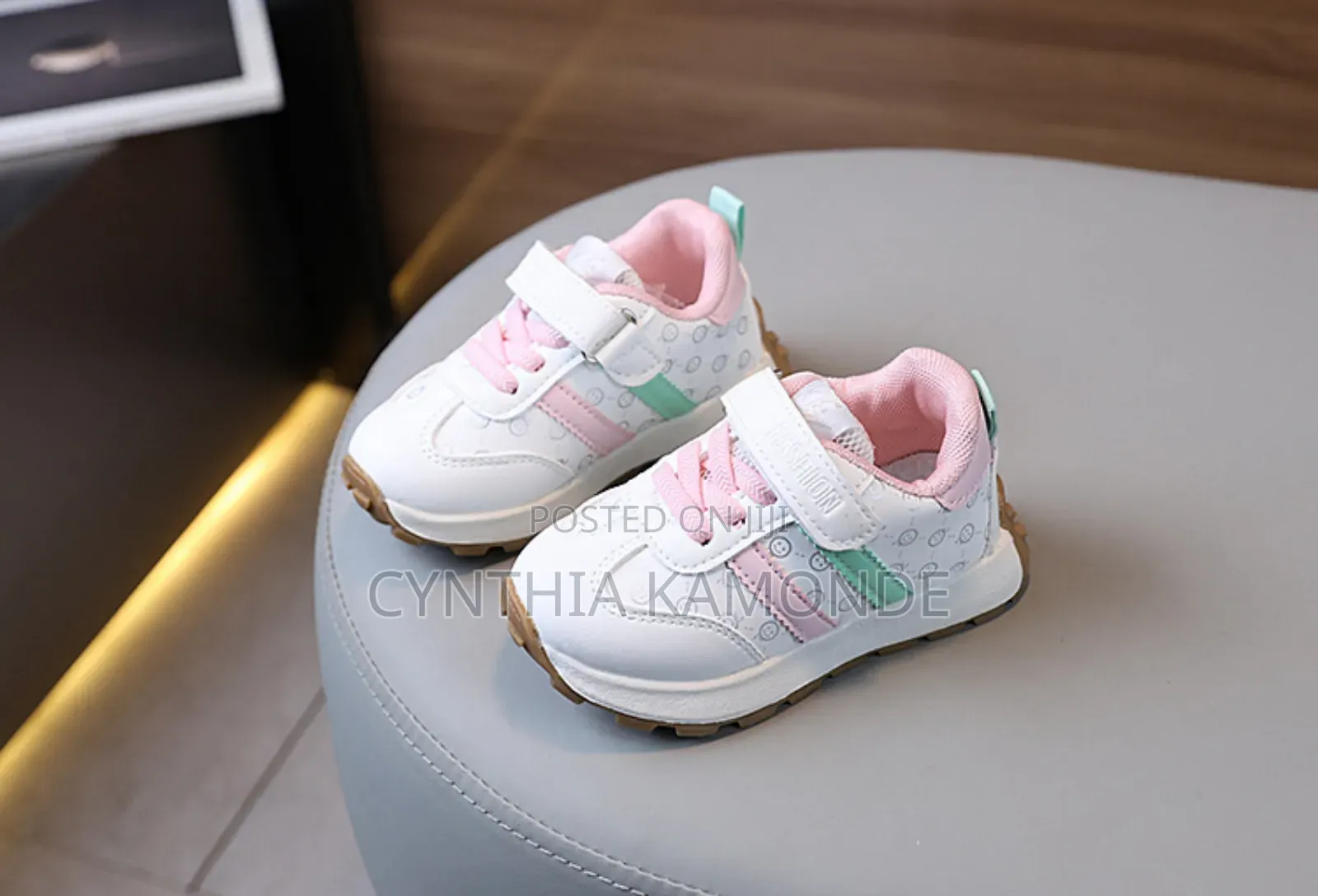 Blue Pink Kids Sneakers