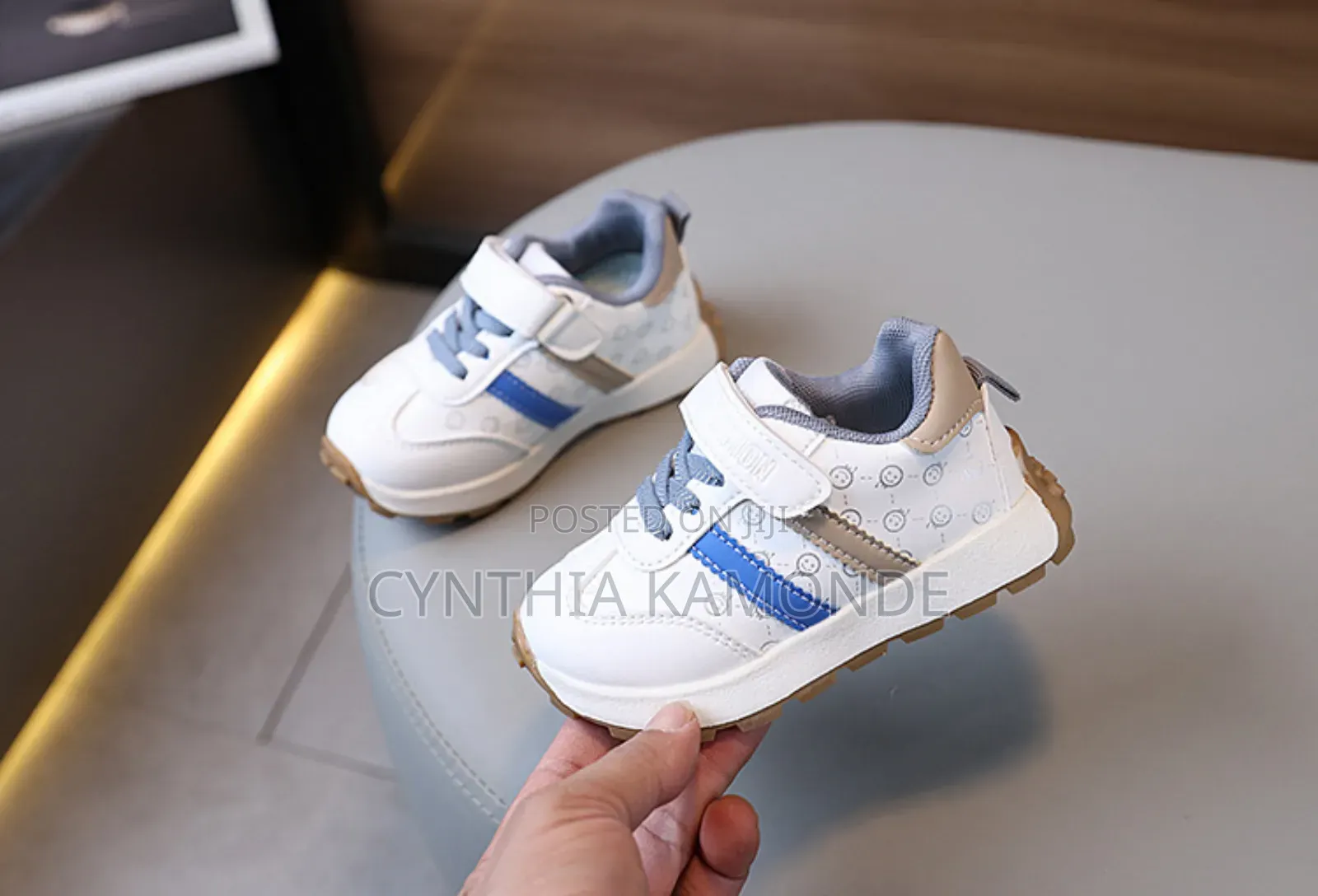 Blue Pink Kids Sneakers