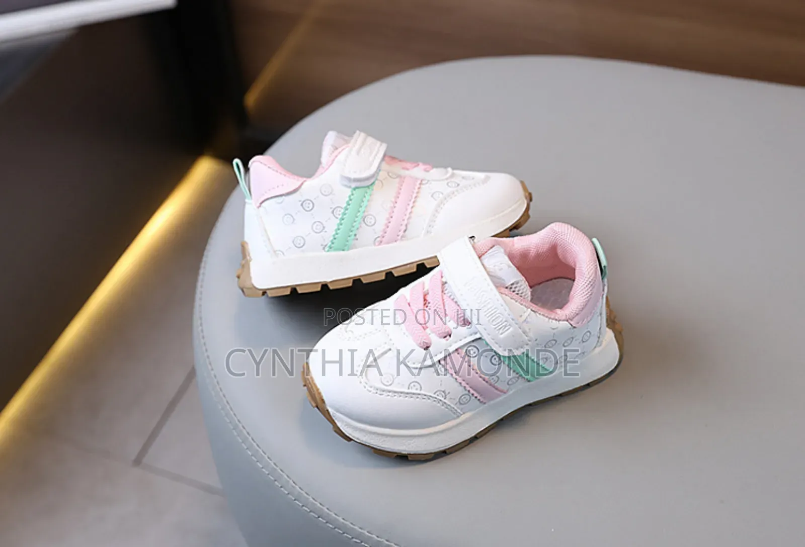Blue Pink Kids Sneakers