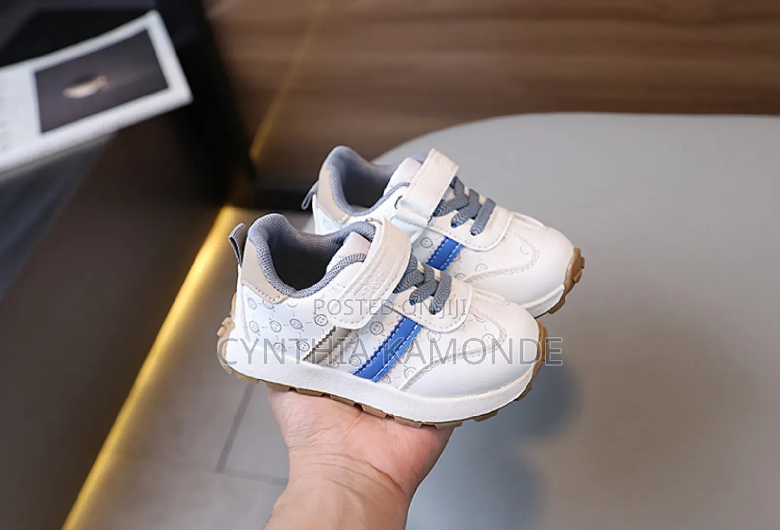 Blue Pink Kids Sneakers
