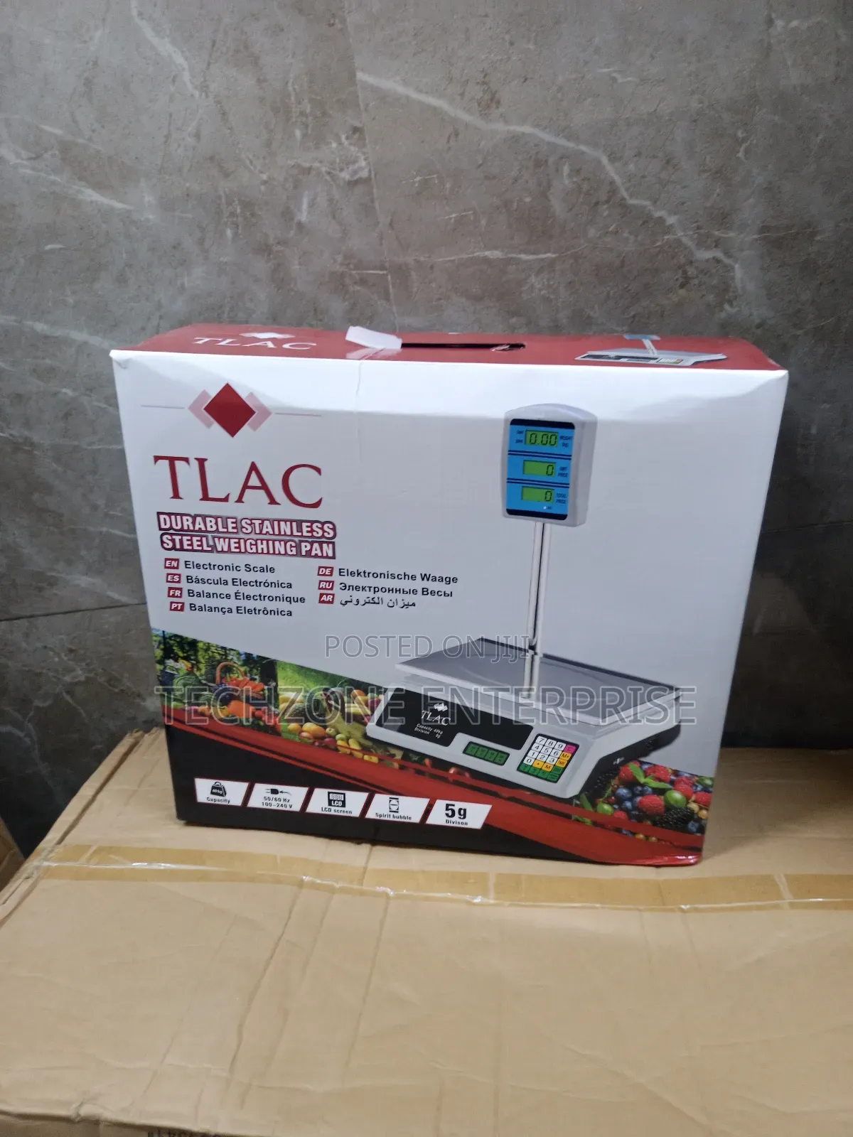 Tlac 40 KGS Digital Stainless Computing Weighing With Arm 