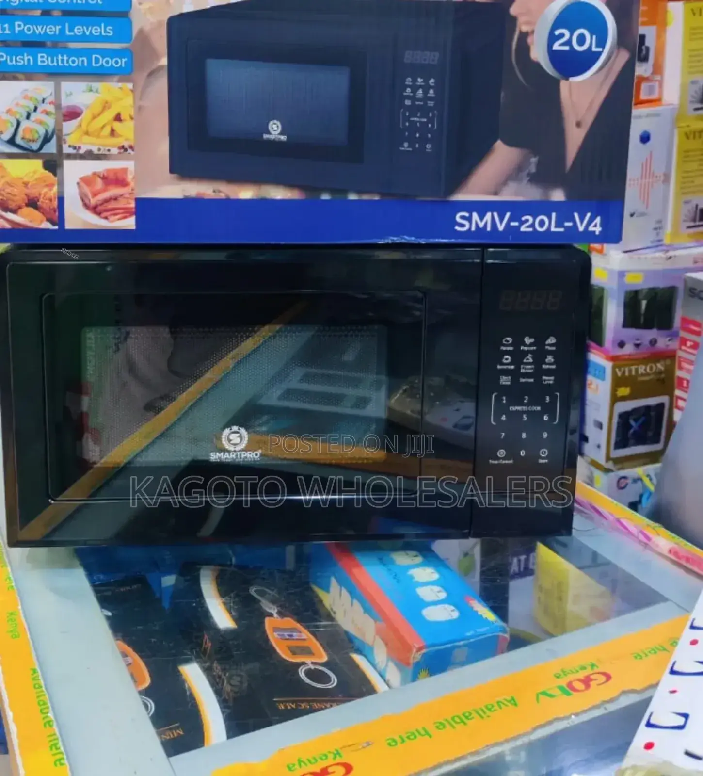 20ltr Smart Pro Digital Microwave Oven SMV- V4* (Black)
