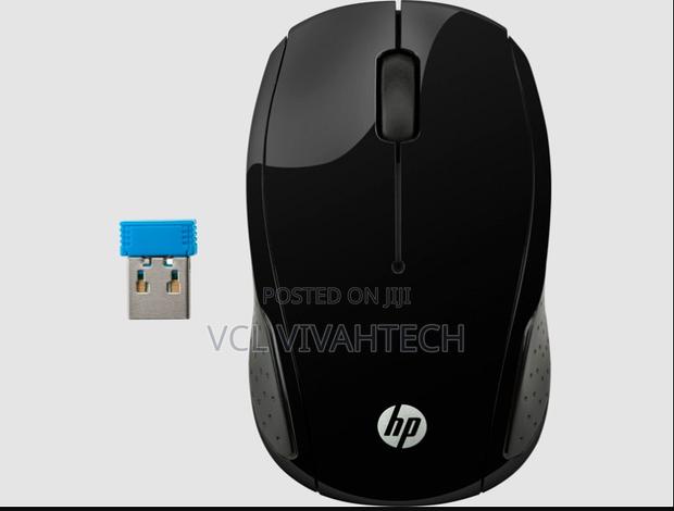 Hp 200 Black Wireless Computer Mouse