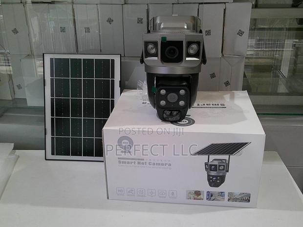 Human Tracking Two-Way Audio Dual Lens 4g PTZ Solar Camera - main view