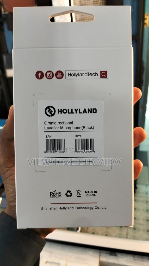 Hollyland 2 Lavalier Mic System Black Omni Mic 3.5mm Jack - main view