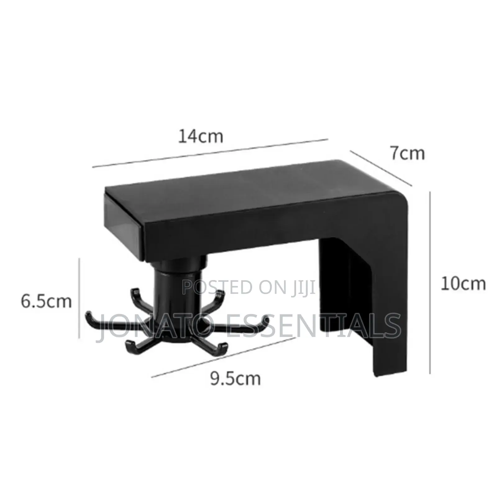 360° Rotating Kitchen Utensil Hooks Hanger