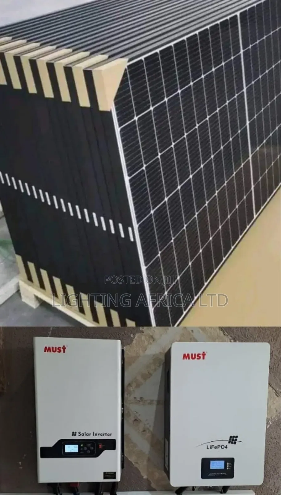 5.5kva - 5.12kwh Lithium (6)625w Solar Free Installation Transport