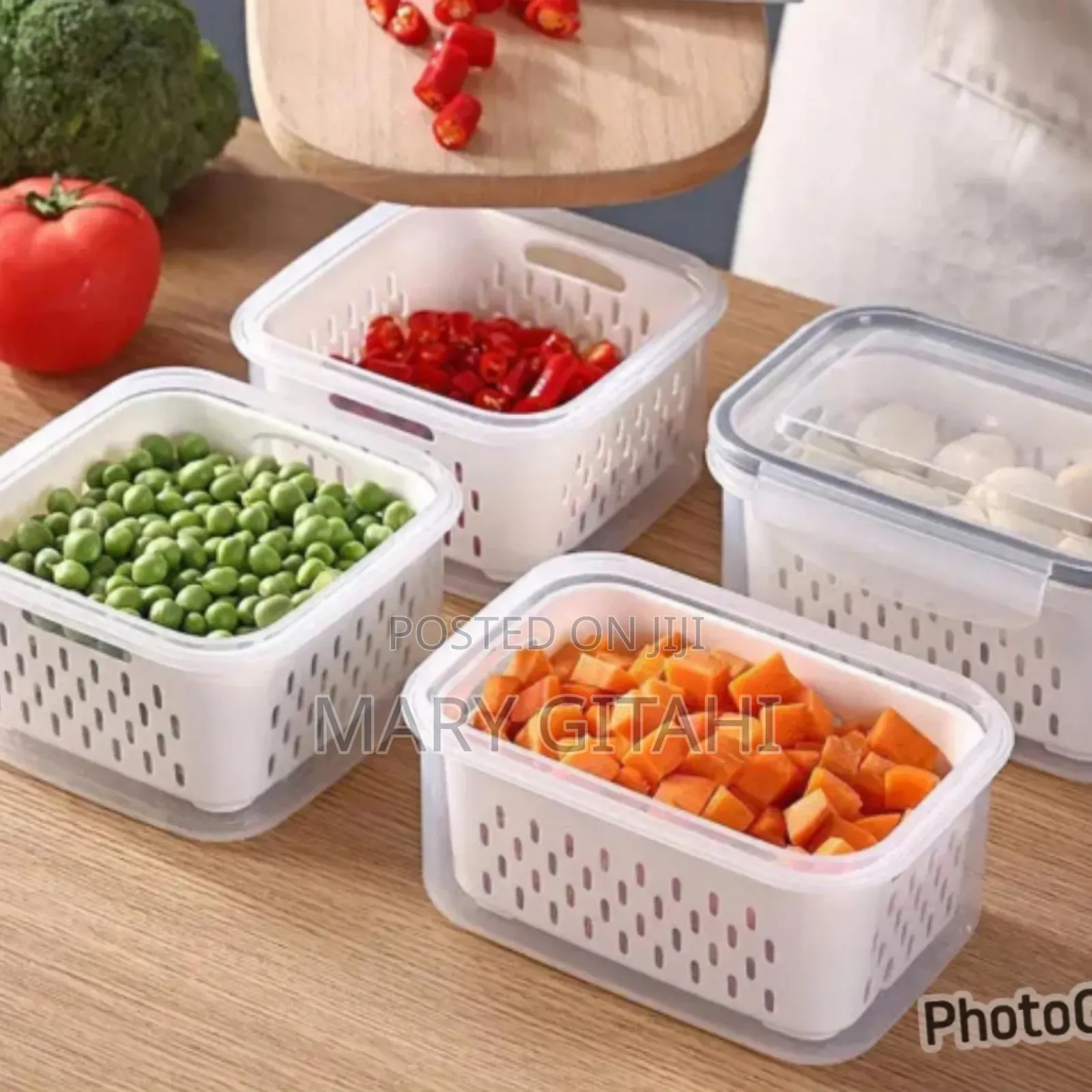 * Fridge Storage Containers(3 in 1)