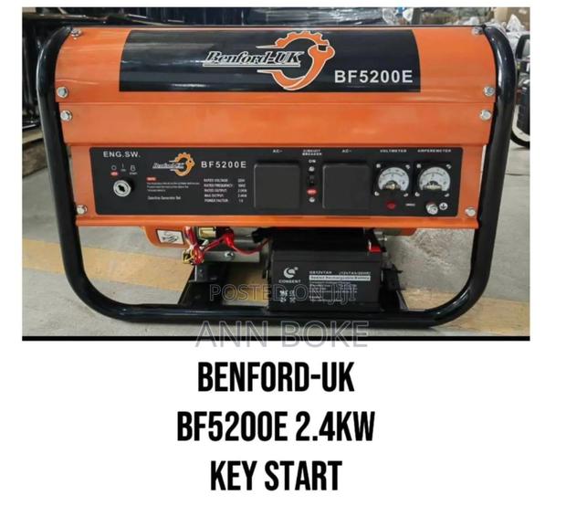 *Benford-Uk Petrol Generator With Key Start