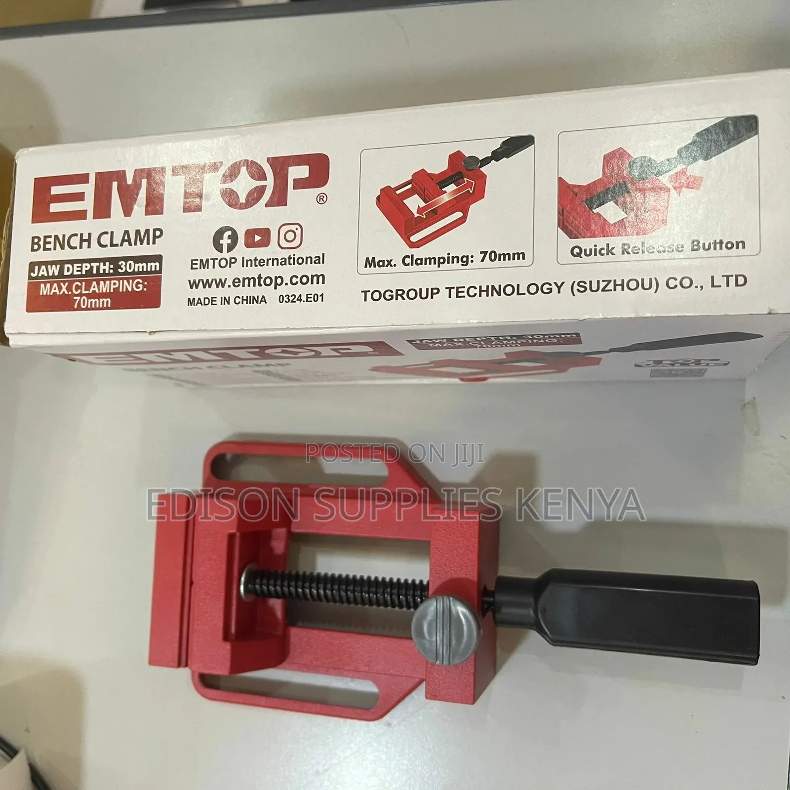 Bench Clamp Emtop Baby Bench Vise Small Drill Press Vice