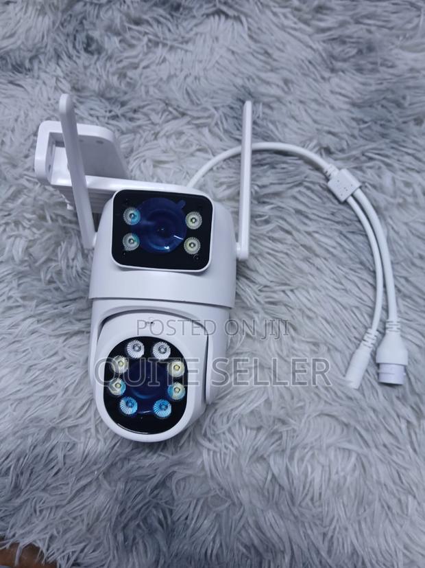 Dual Lens Wifi Icsee Outdoor/Indoor Wireless CCTV Camera