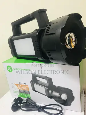 Dp -7340 Rechargeable Torch. 60+40w
