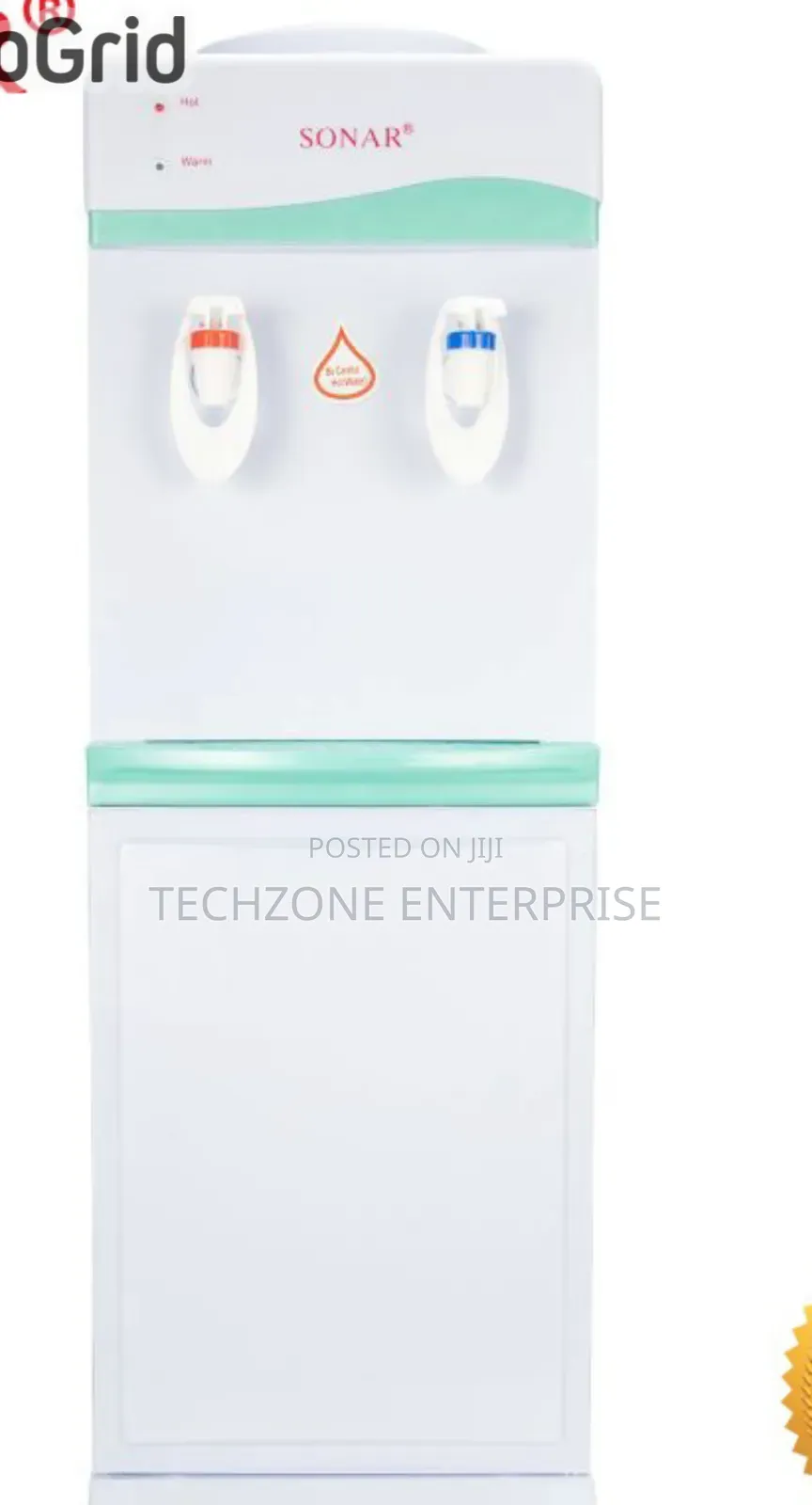 White Sonar A7 Hot and Normal Water Dispenser Warranty 