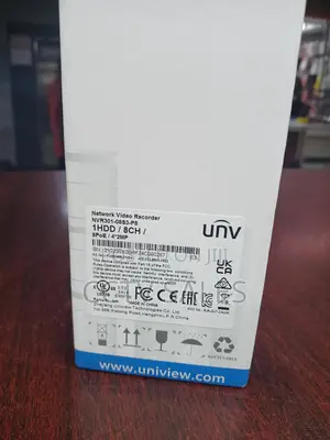 Nvr301-08s3-P8 8 Channel Uniview Network Video Recorder