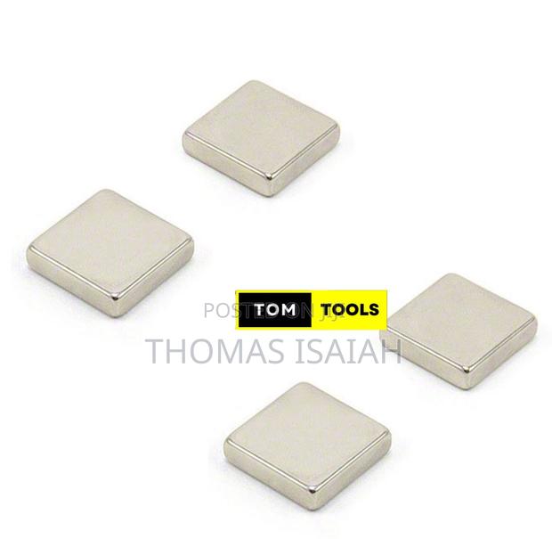 4pcs Neodymium 15mm X 15mm X 3mm Mini Square Magnets - main view