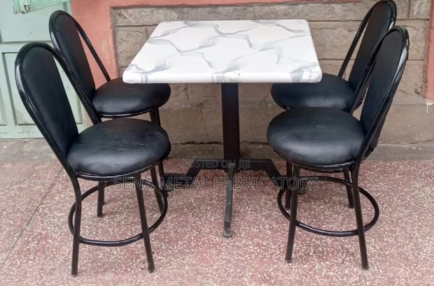 Restaurant Dining Set, With Heavy-Duty Table.