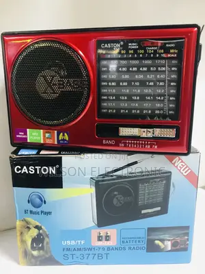 Rechargeable Portable Caston X-Bass Fm Radio.