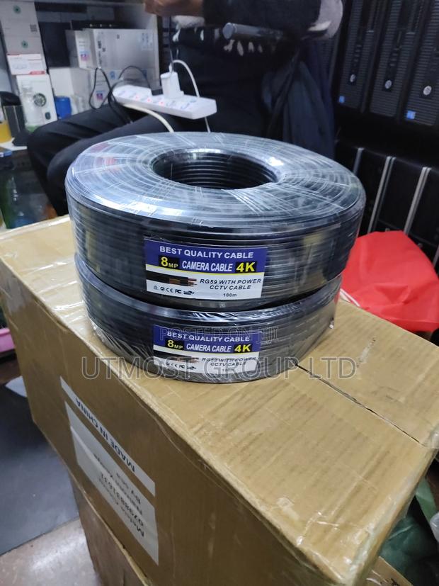 100 Metres Roll Cable Rg59 Cable for CCTV Cameras - main view