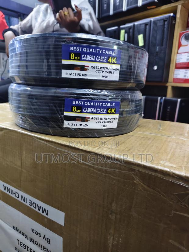 Generic Rg59 Coaxial CCTV Cable With Power Cable 100m - main view