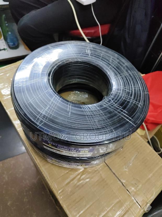 High Quality Rg59 CCTV Coaxial Cable 100m With Power - main view