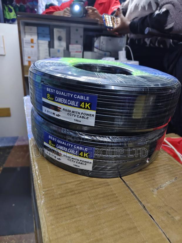 First-Rate Rg59 CCTV Coaxial Cable 100m With Power