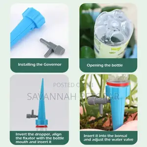 2 Pieces Plastic Plant Self Watering Spike