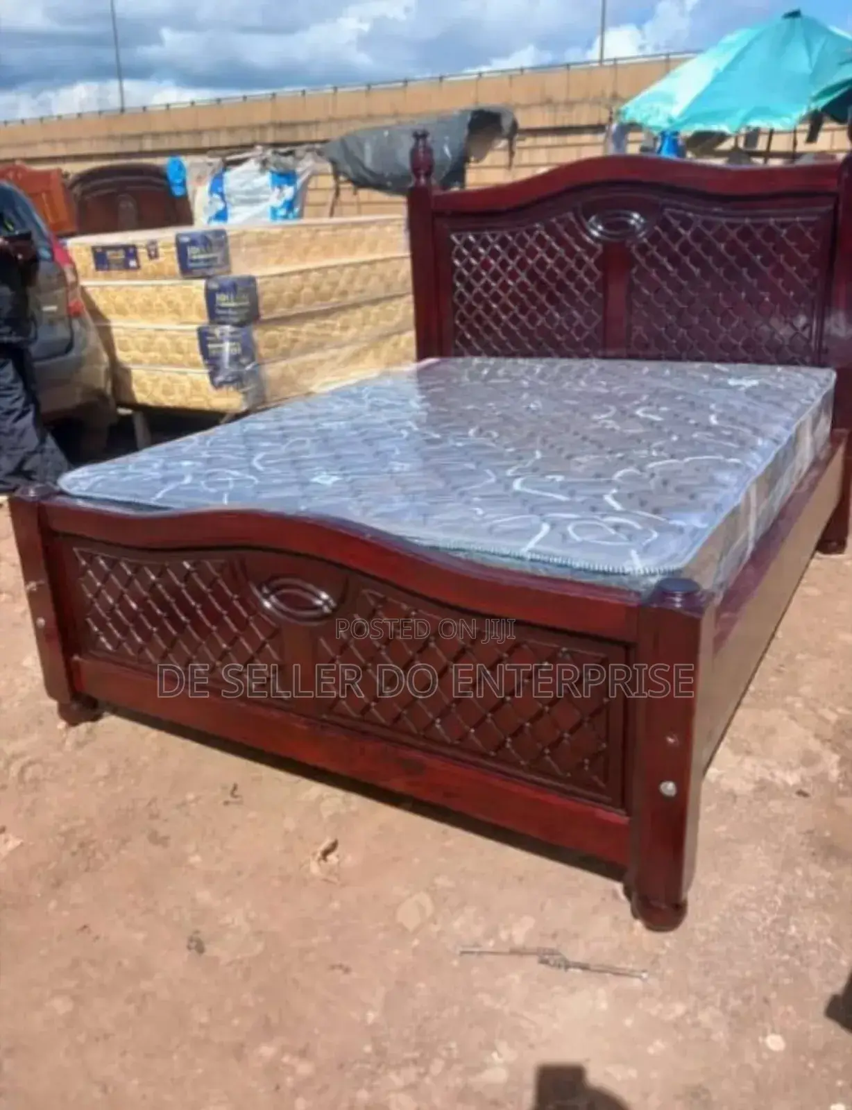 Stain 5*6 Super Strong Bed; Mattress