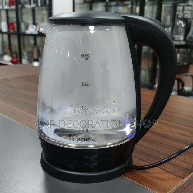 2ltr Fast Boiling Electric Glass Kettle With Led Light - thumbnail 2
