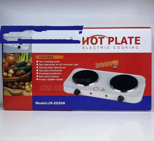 Electric Hot Plate Double Cast Iron 2burner 2000watts