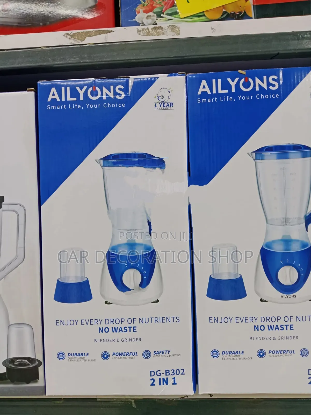 2in1 Ailyons Blender With Grinder