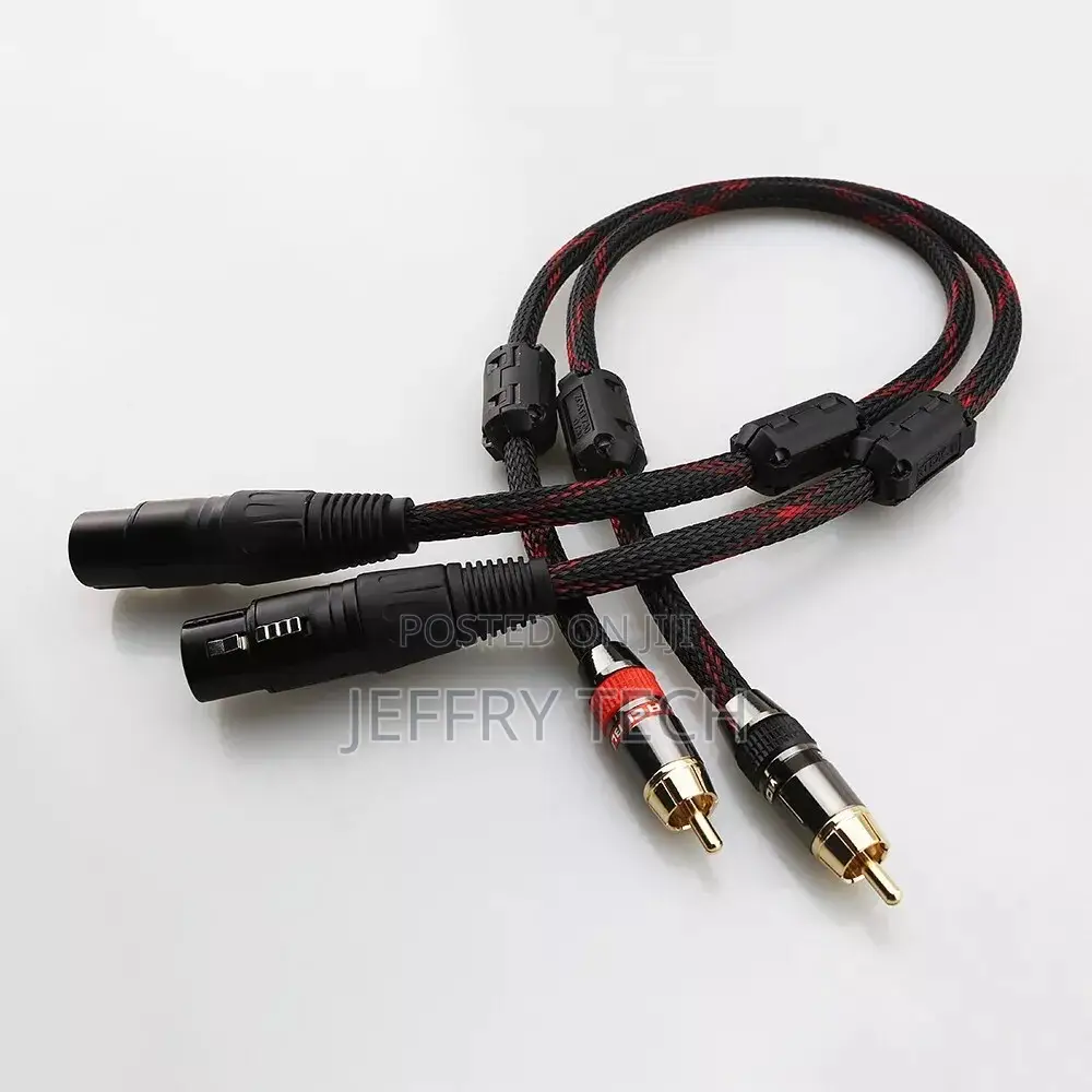 Rca Male to XLR Female / Male Audio Cable for Mic/Amplifier