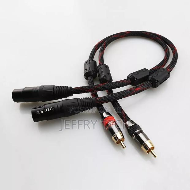 Rca Male to XLR Female / Male Audio Cable for Mic/Amplifier
