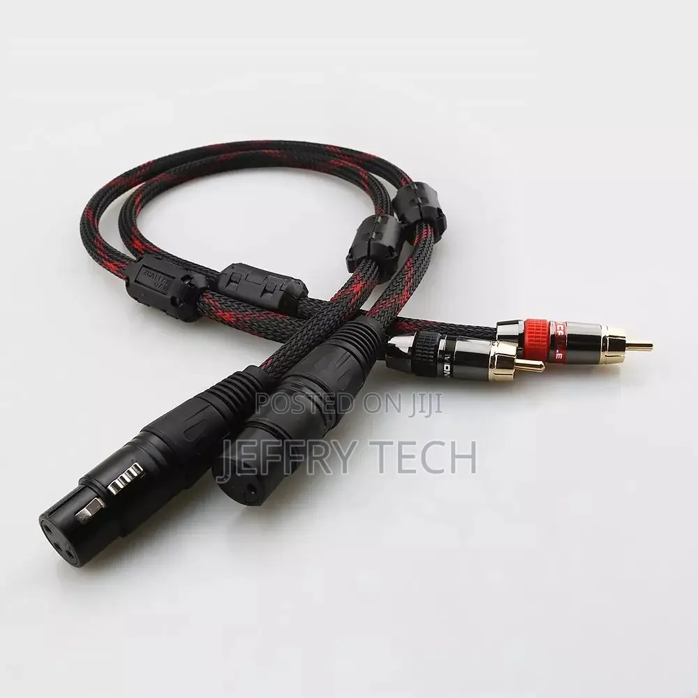 Rca Male to XLR Female / Male Audio Cable for Mic/Amplifier