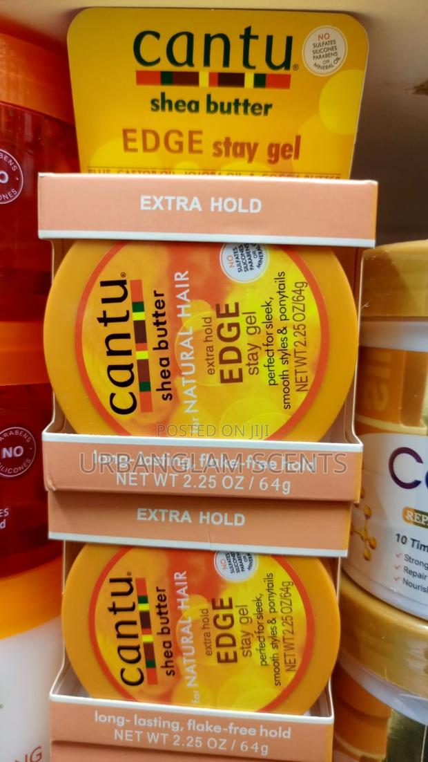 Cantu Shea Butter for Natural Hair Extra Hold Edge Stay Gel