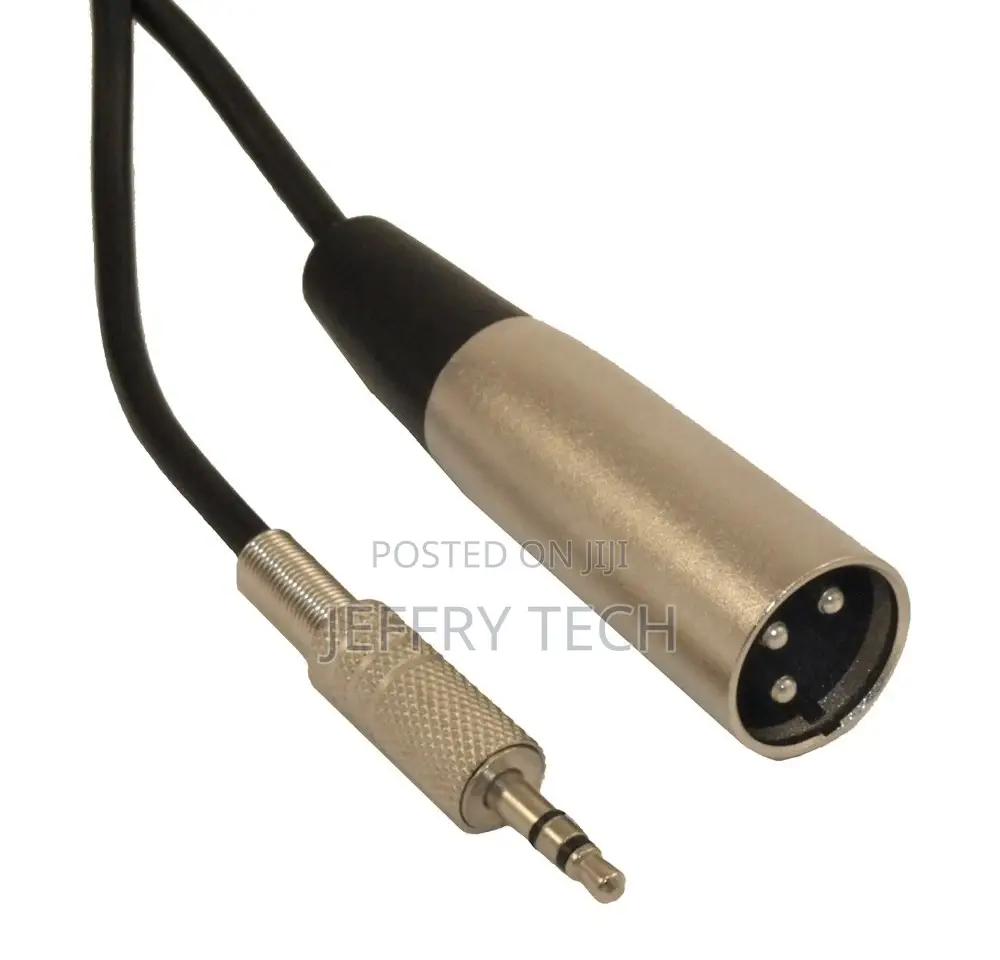 10ft XLR 3p Male to 3.5mm TRS Male (Balanced a Capture Cable