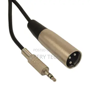 10ft XLR 3p Male to 3.5mm TRS Male (Balanced a Capture Cable