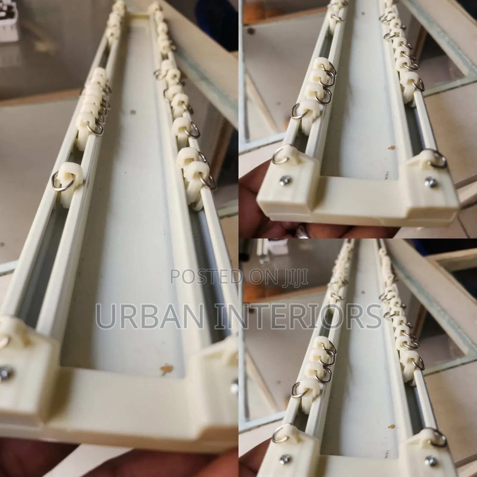 Double Aluminum Rails Double Aluminum Rails for High Windows