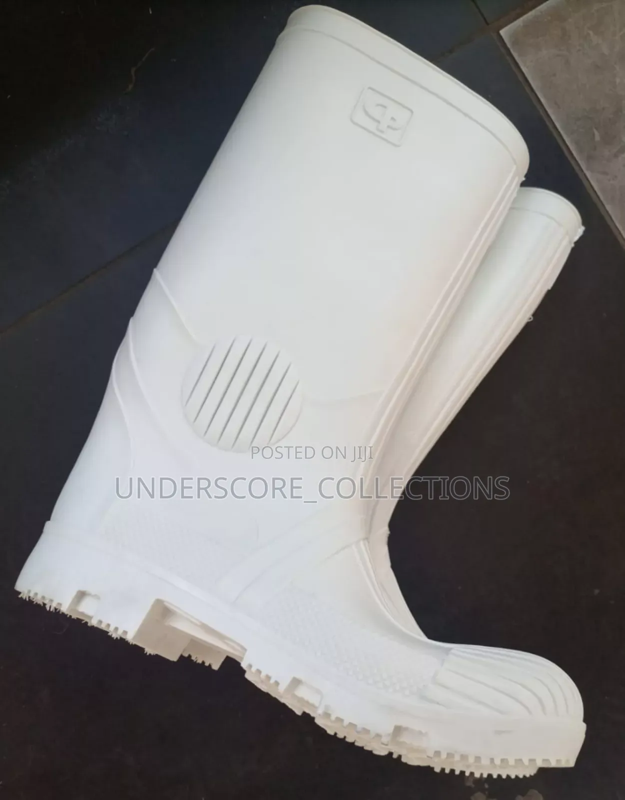 White Industrial Boots