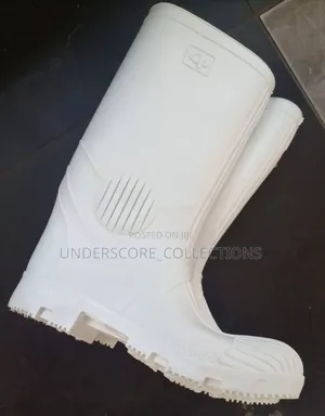 White Industrial Boots