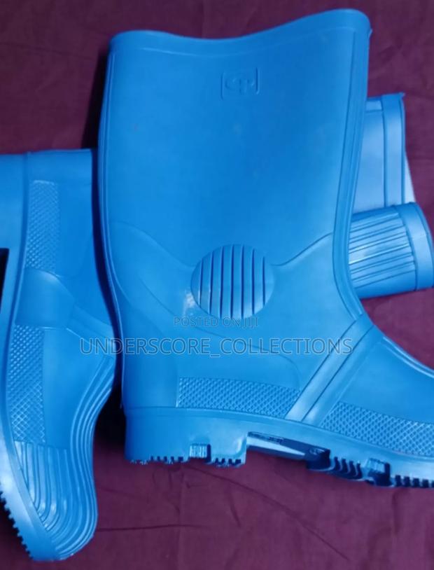 Blue Industrial Gumboots - main view
