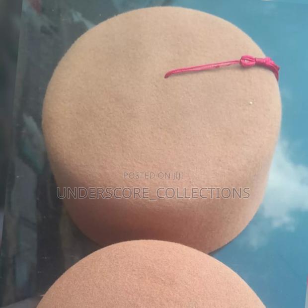 Beige African Traditional Hats - thumbnail 2
