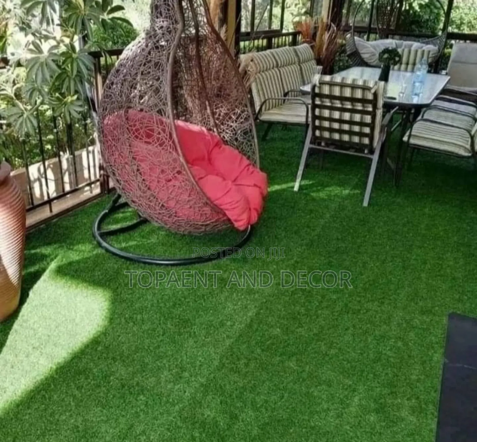 Bold and Unique Balcony Artificial Grass Carpet