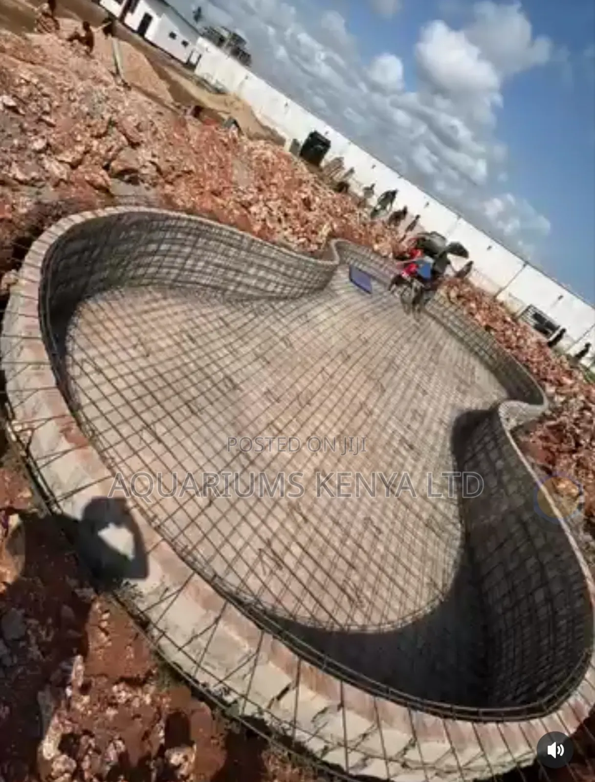 8-Shape Swimming Pool Construction 