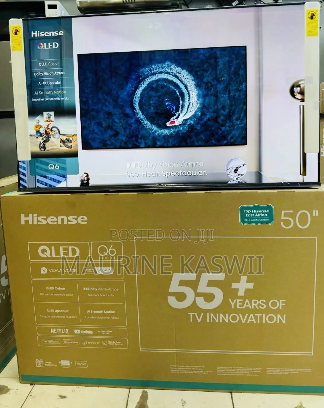 Hisense 50” Qled Uhd 50 Q6