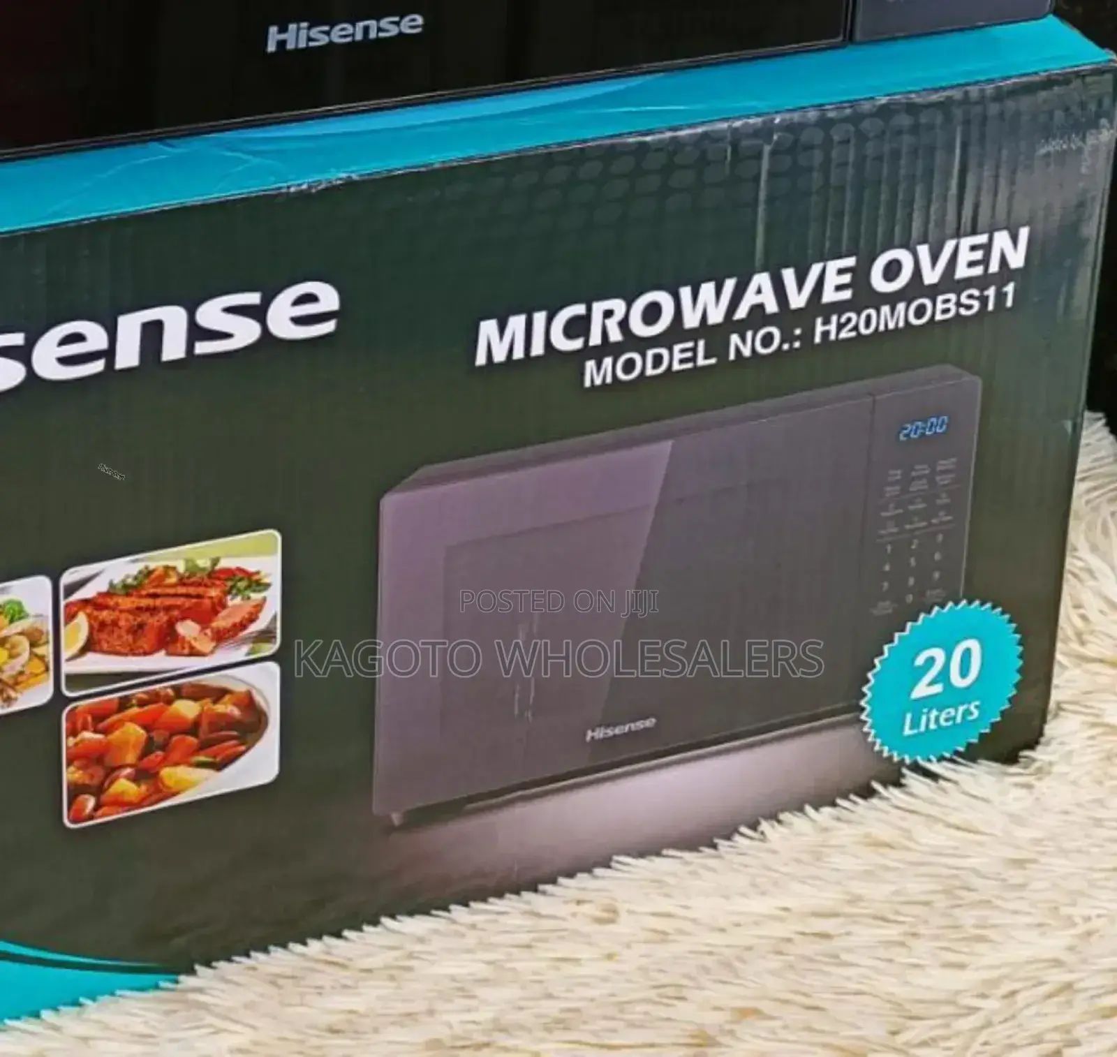 Hisense 20litres Digital Microwave (Black) *Hs20/L
