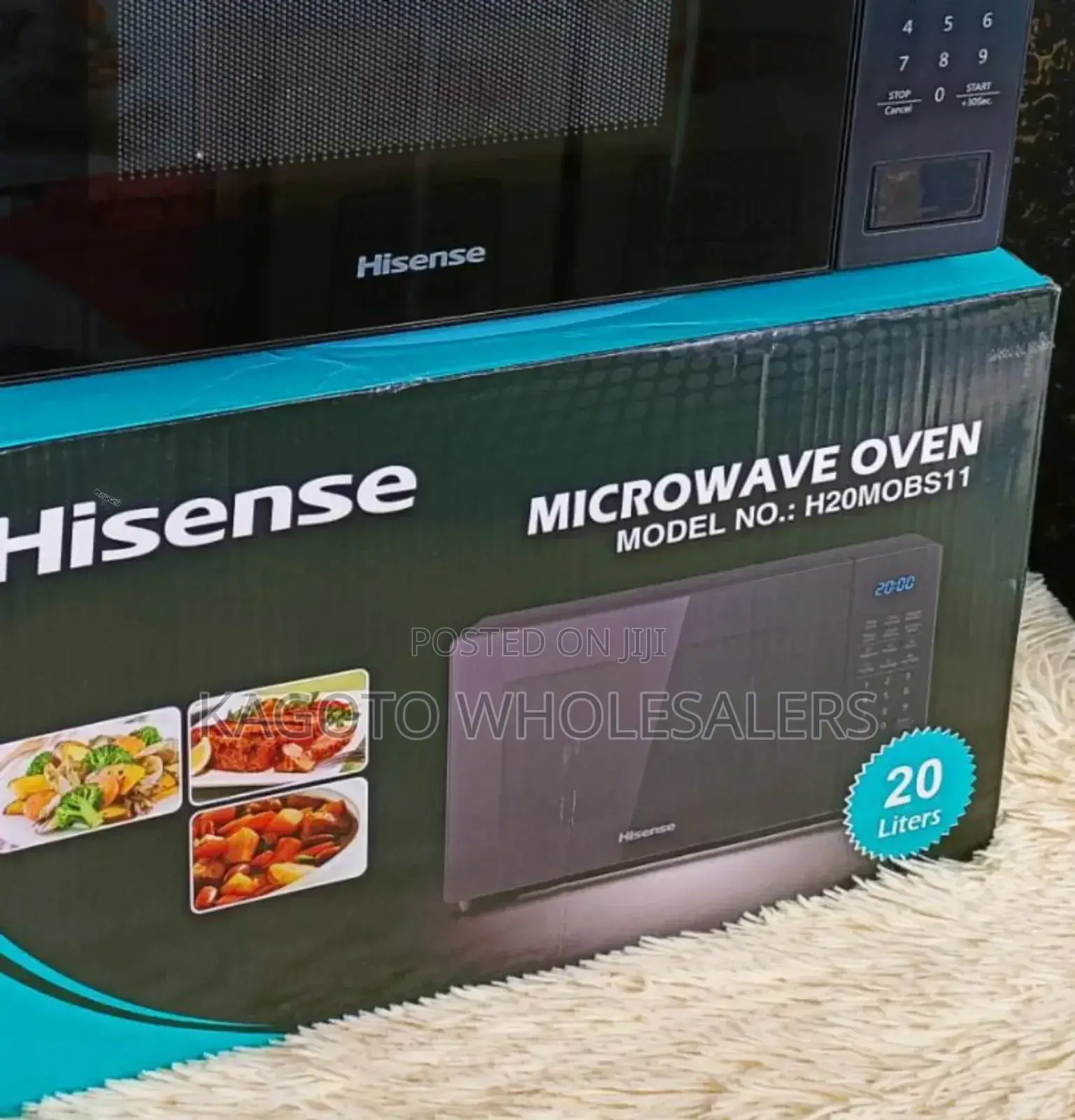 Hisense 20l Digital Microwave (Black) *Hs20/L