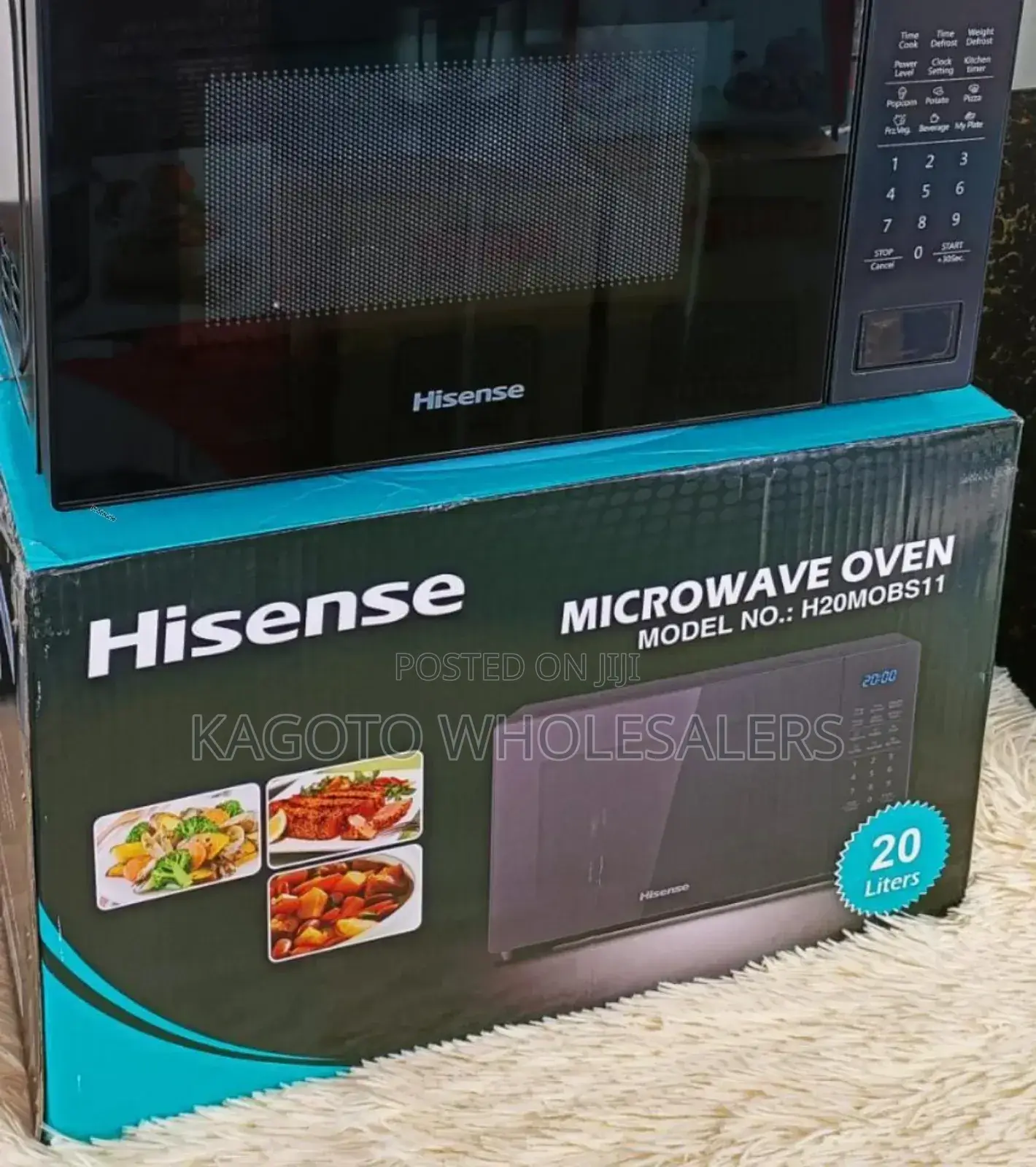 Hisense 20ltr Digital Microwave (Black) *Hs20/L